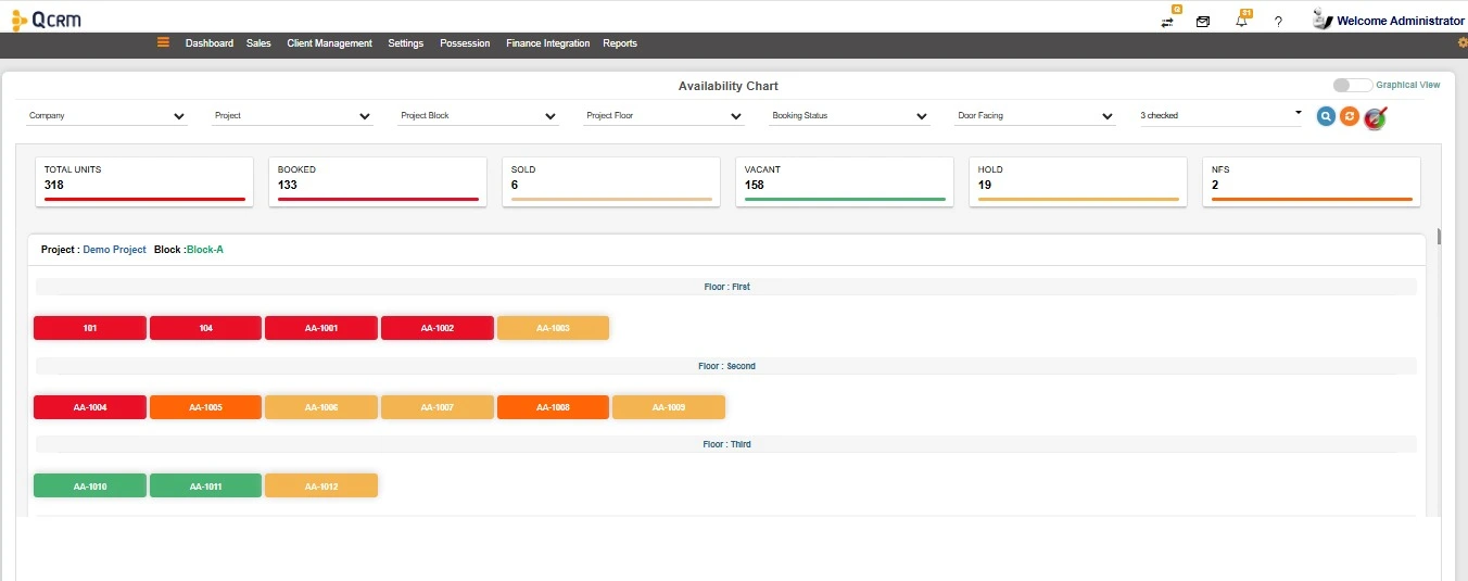 QCRM software for construction & real estate industry