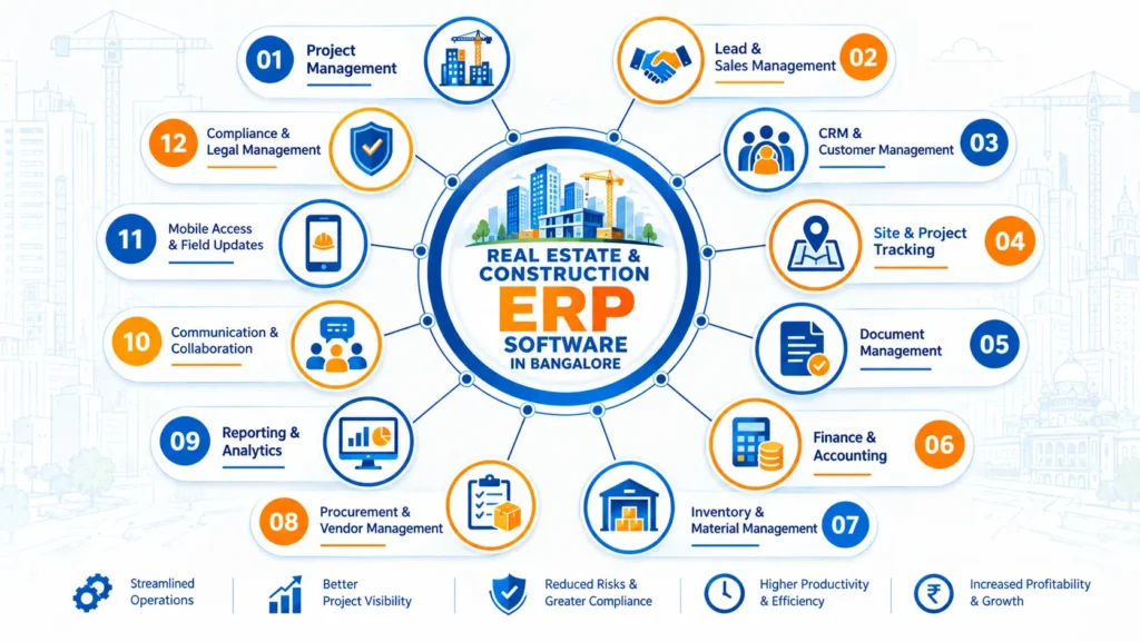 Real Estate and Construction ERP Software in Bangalore